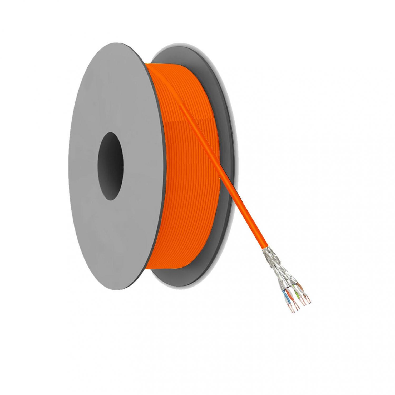Cat7-kabel på rulle Billede