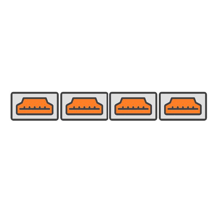 4-ports HDMI-switch Billede