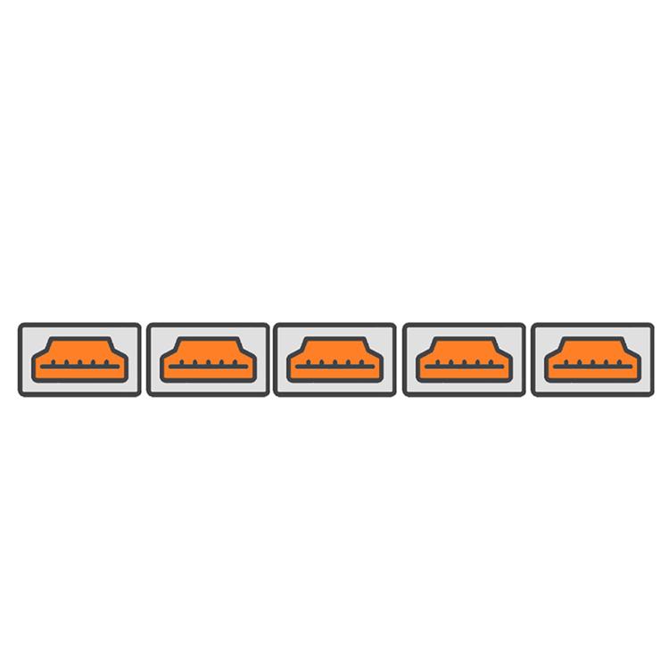 5-ports HDMI-switch Billede