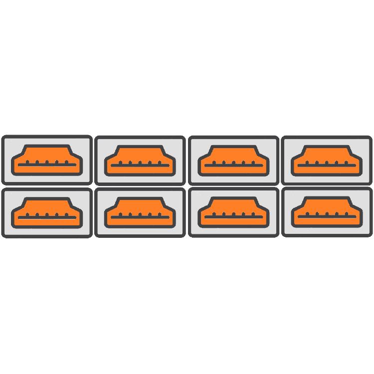 8-ports HDMI-switch Billede