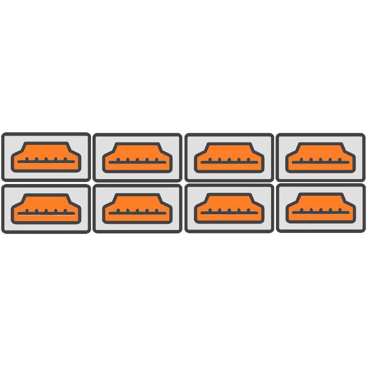 8-ports HDMI-switch Billede