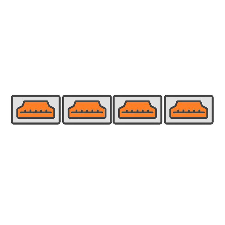 4-ports HDMI-switch Billede