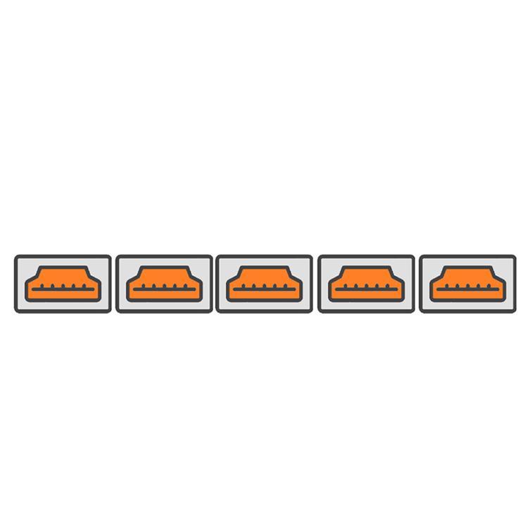 5-ports HDMI-switch Billede