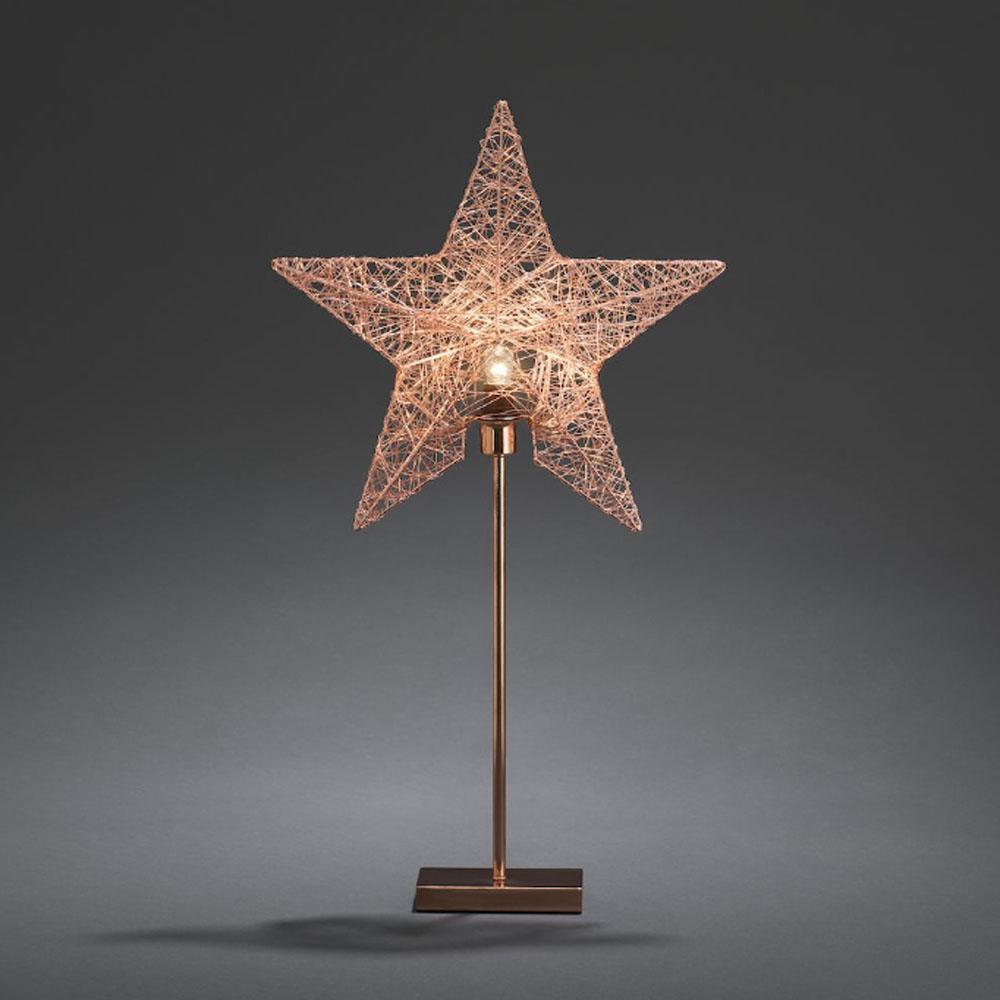 Julestjerne-bordlampe Billede