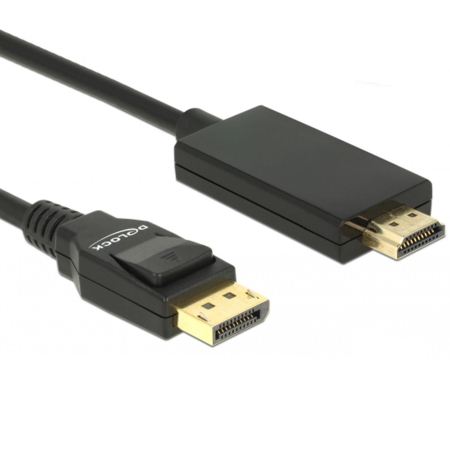 4K DisplayPort til HDMI-kabel Billede