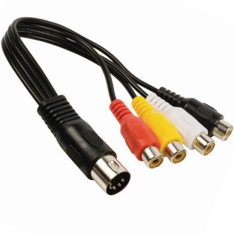 DIN til RCA kabel Billede