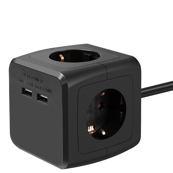 Stikdåse med USB billede