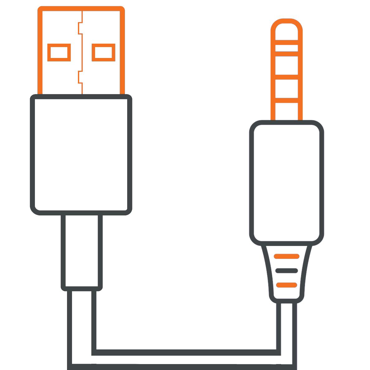 USB til jackstik Billede