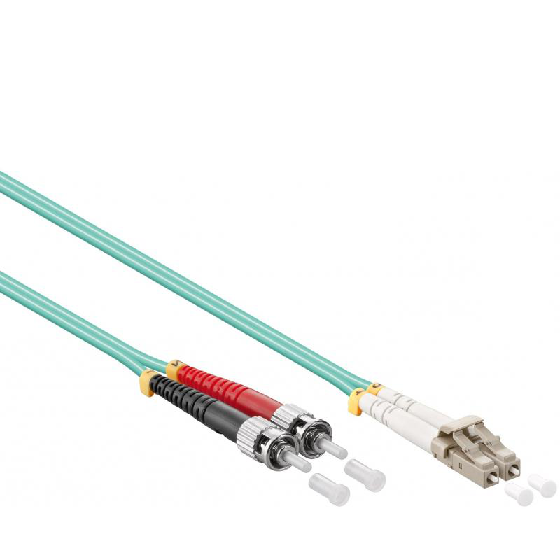 LC - ST optisk fiberkabel billede