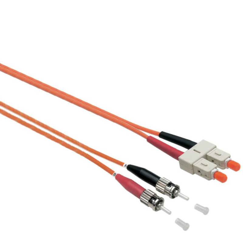 SC - ST optisk fiberkabel billede