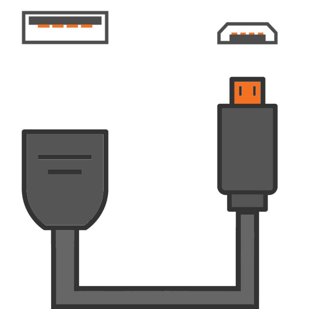 Micro USB-forlængerkabel til navigation Billede