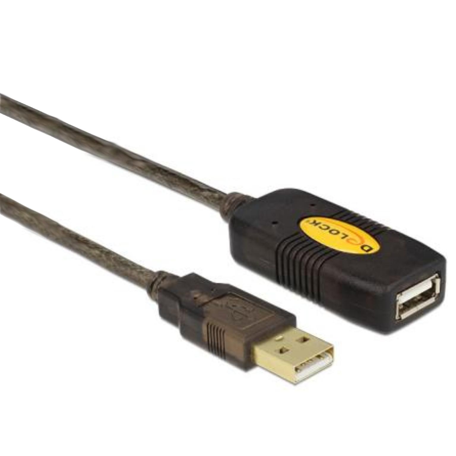 USB A til USB A - Forlængerkabel - USB 2.0 - Delock
