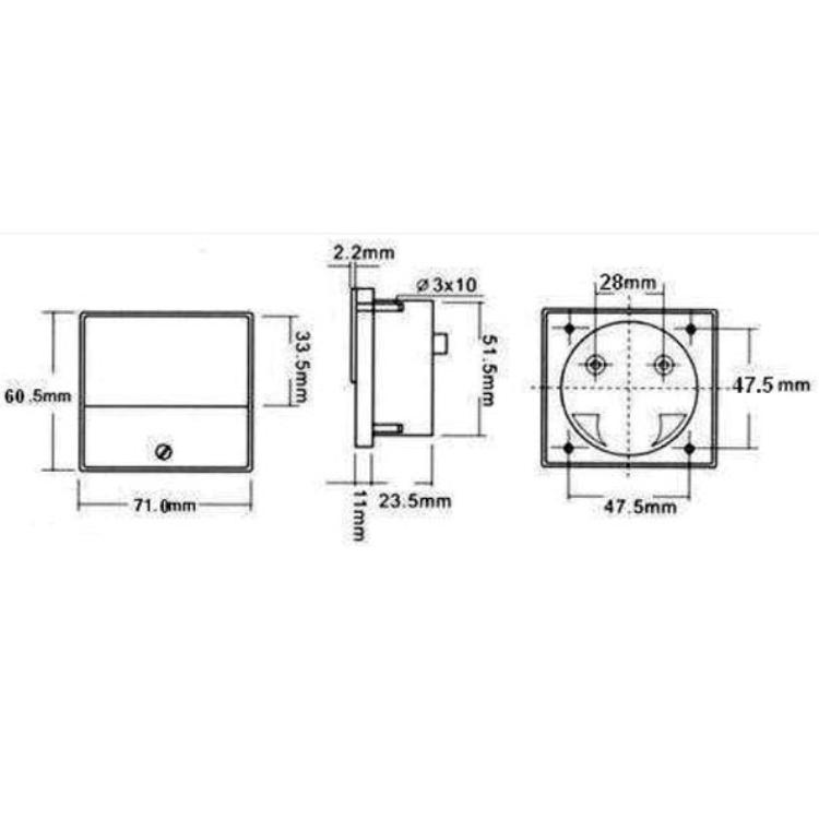 Analogt panelmeter - HQ Products