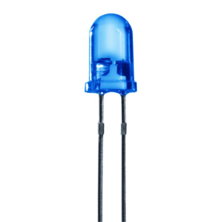 STANDARD LED 3 mm BLÅ DIFFUSER