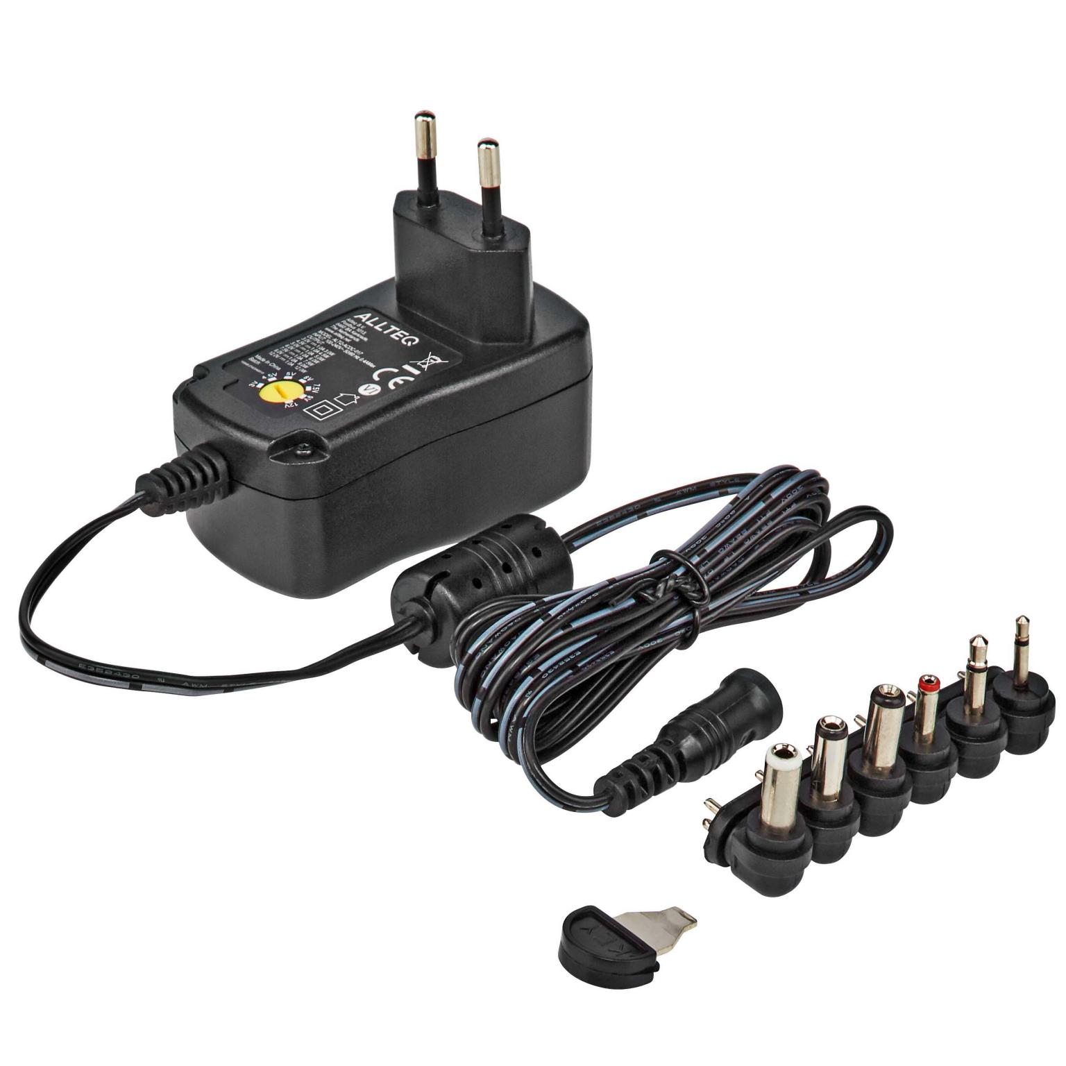 Universal AC/DC-adapter - Allteq
