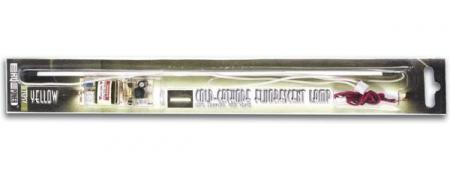Gul Koldkatode Lyset + strømforsyning, 30 cm (BLISTER) - HQ-Power