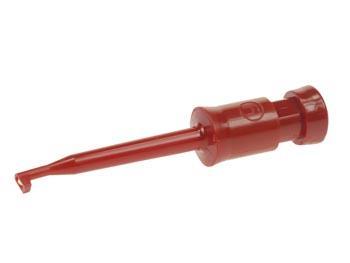 MINIATURE KLEMTESTPEN MED LODDETILSLUTNING (VENTIL 2) - RØD