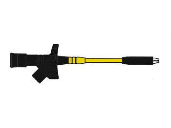 CLAMP-TESTPEN MED BRED KÆBE / SORT (CLAMP 2800)