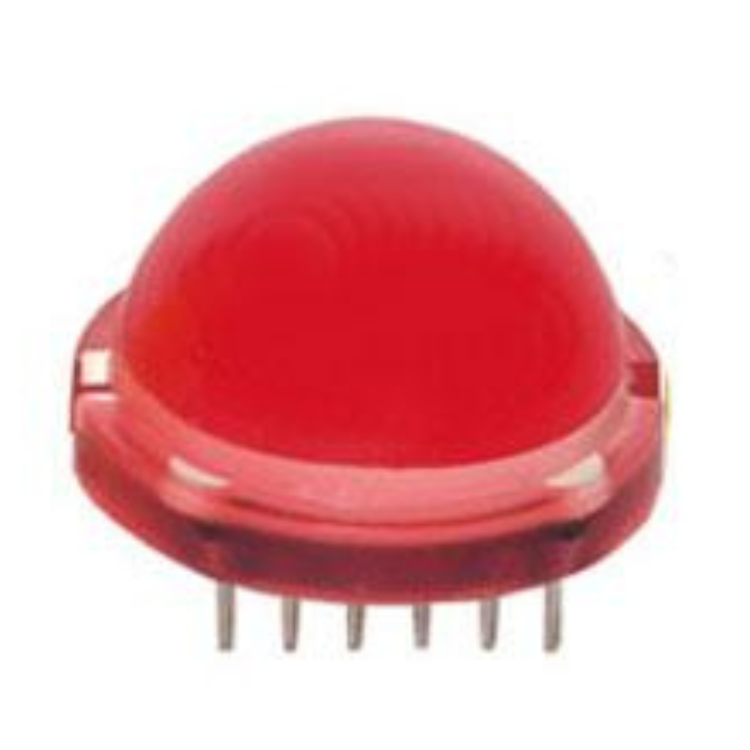 JUMBO LED 20 mm rød DIFFUS - Kingbright