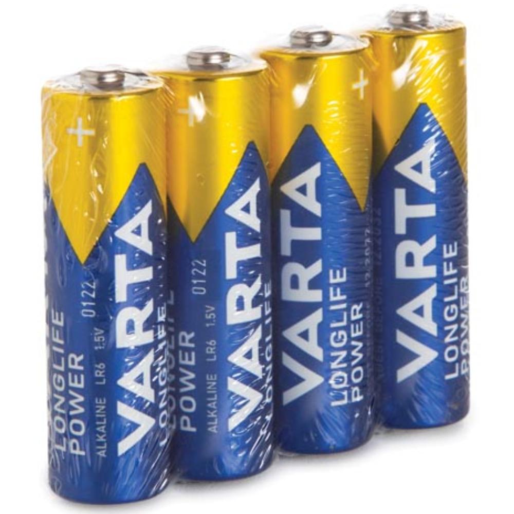 HIGH-ENERGY ALKALINE AA / LR6 1,5V-2600mAh 4906.801.354 (4 stk/krymp) - Varta