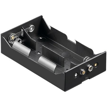4x D-batteriholder
