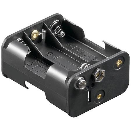 AA-batteriholder - Goobay