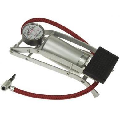 Fodpumpe med manometer - Perel
