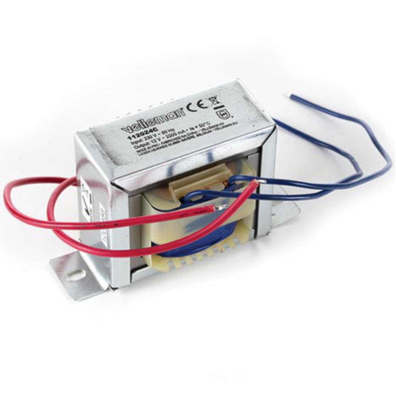 Transformer med åbent chassis - Velleman
