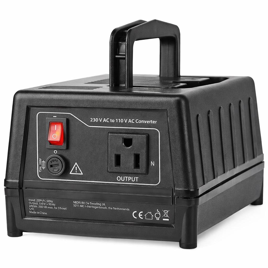 Omformer fra 230V til 110V, maks. 270 watt