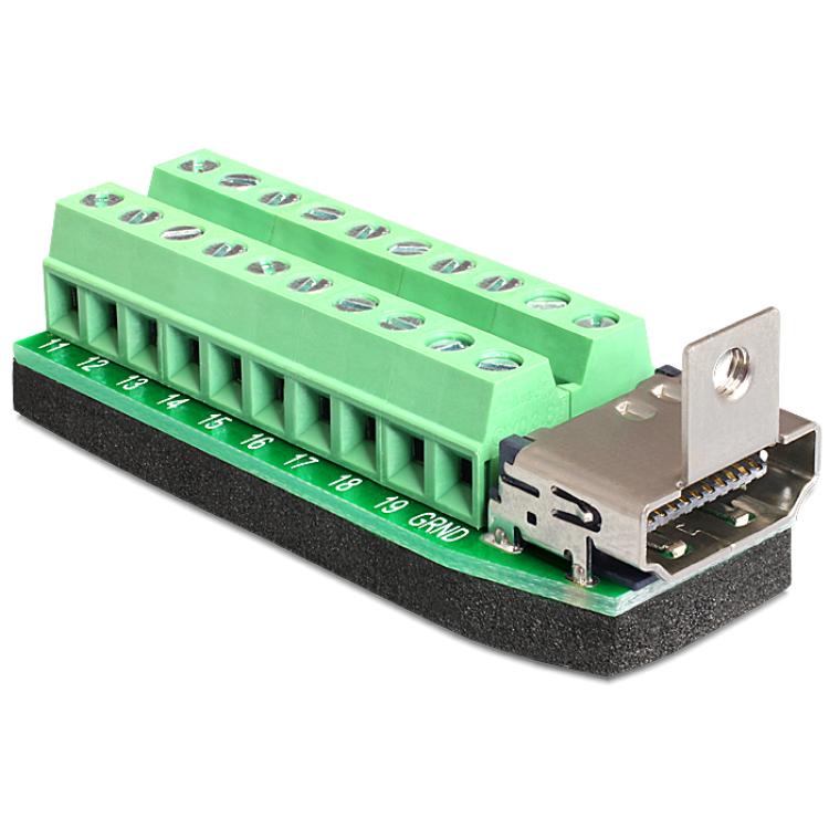 HDMI terminalblok - klemmenblok