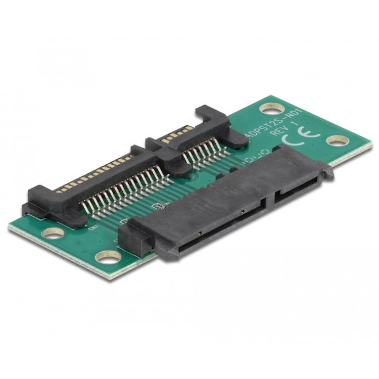 Udvidelse af SATA-adapter - Delock
