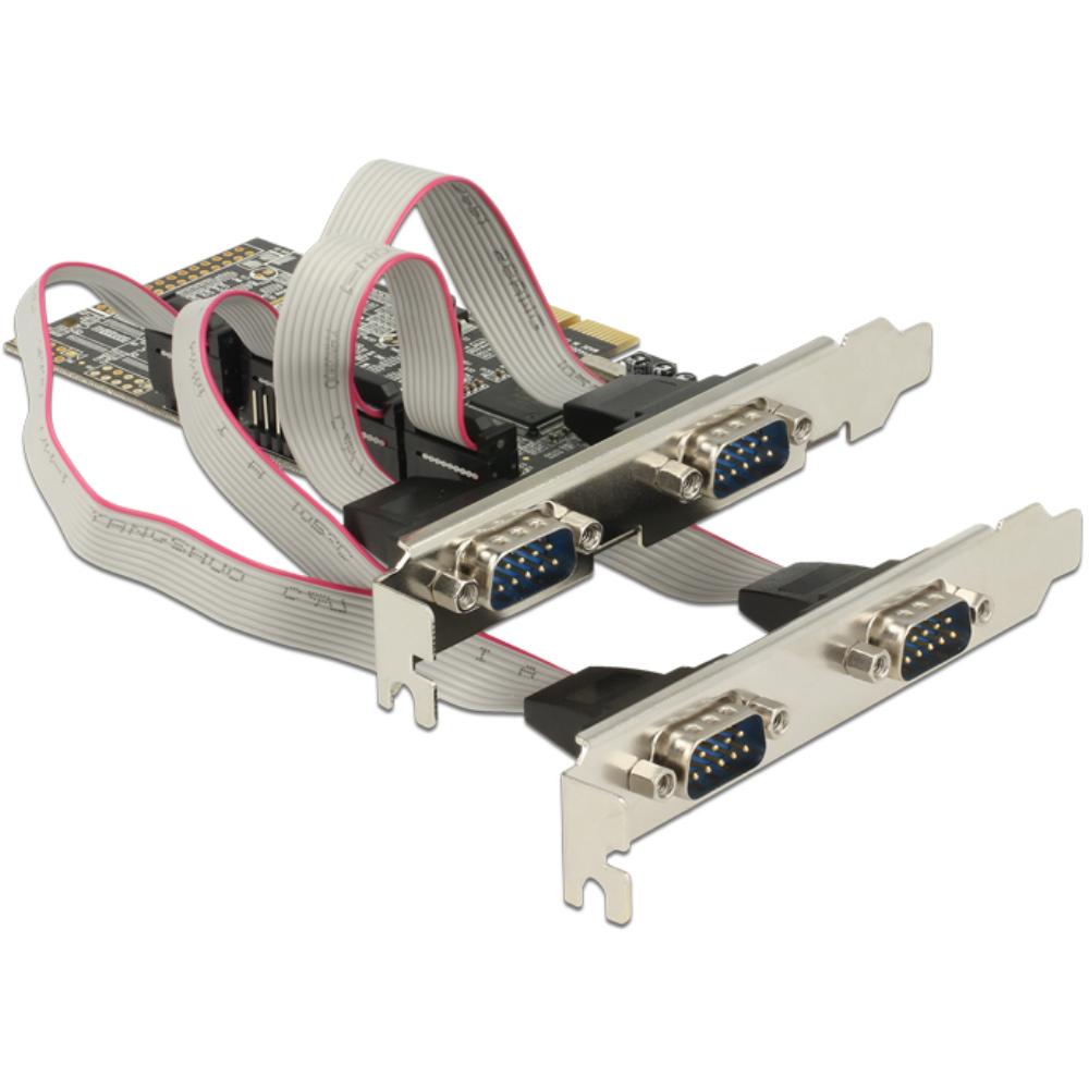 PCI Express-kort - 4x seriel - Delock