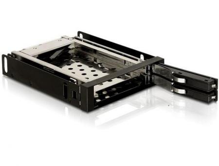 Delock 3.5″ frame 2x 2.5″ SATA HDD/SSD - Delock