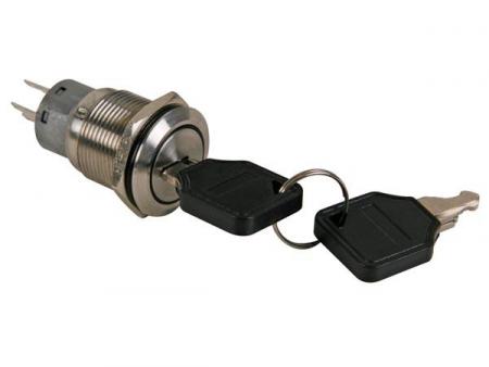 NØGLESTØGLER 2 NO 2 NC (DPDT) OG RUSTFRI STÅL 19mm - Velleman