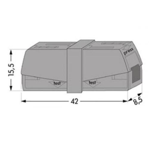 Ledningsklemme - 1,5 mm² - Wago