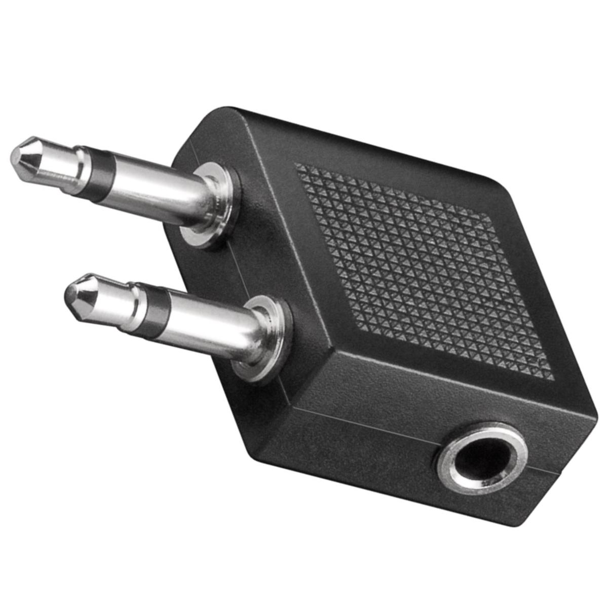 Fly adapter 3,5 mm til hovedtelefoner (flyadapter)