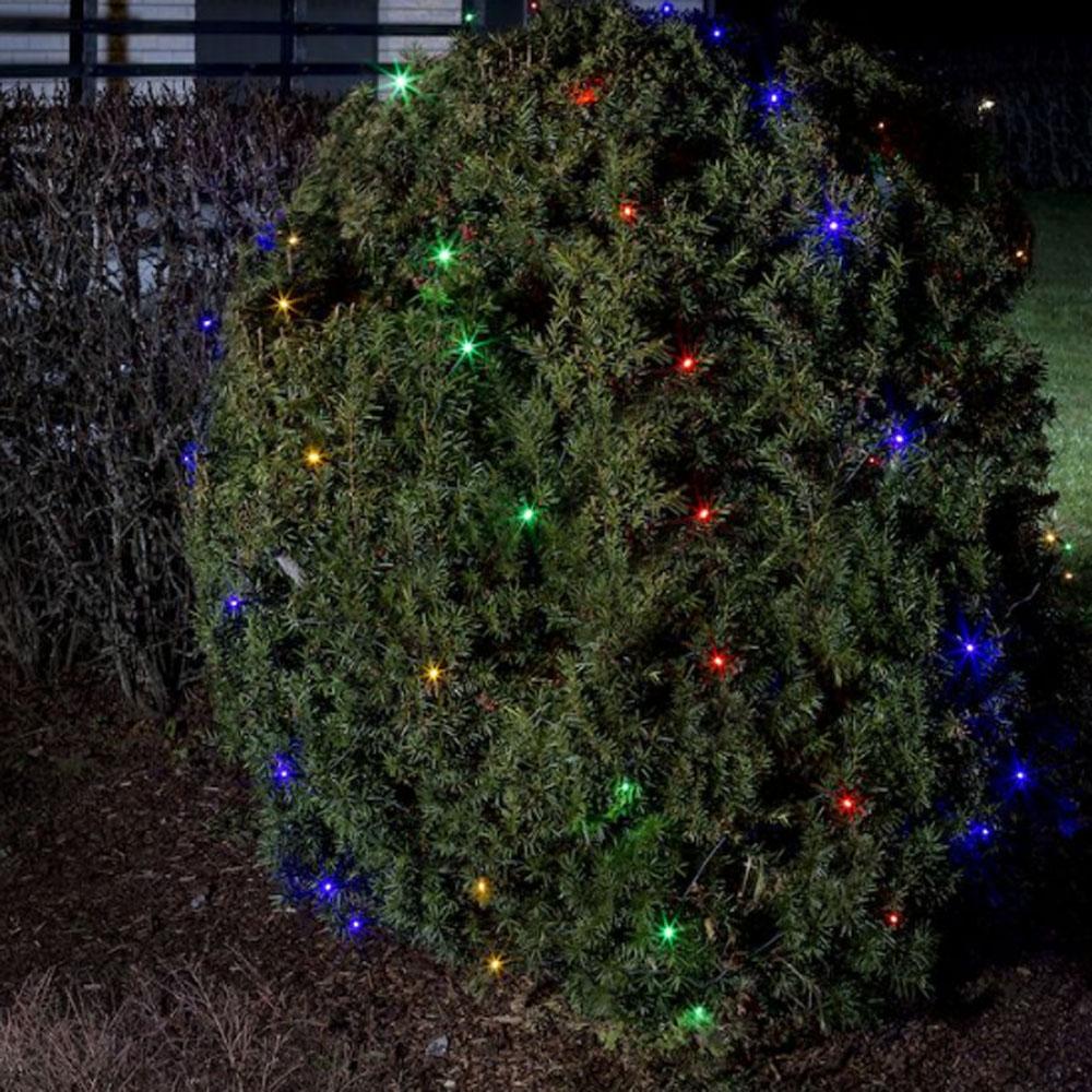 Net lighting - led-julelys udendørs og indendørs - 64 lys - 2 x 2 meter - flerfarvet