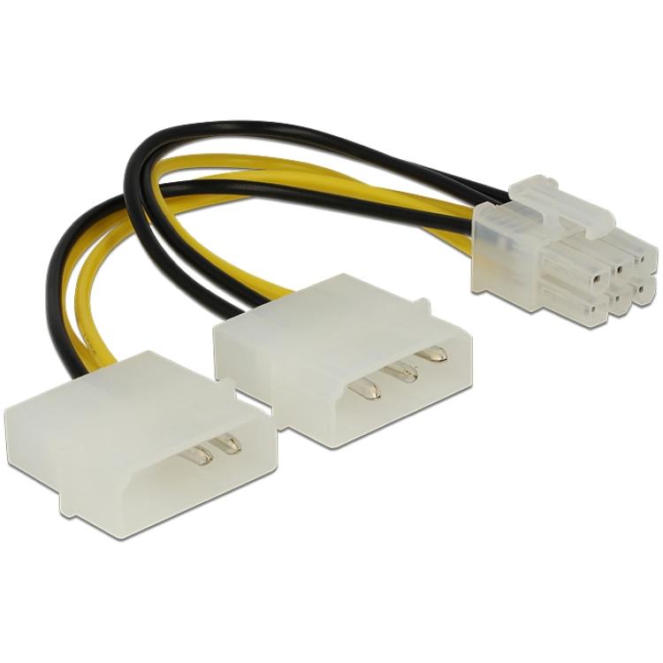 Molex til PCIe strømkabel - Delock