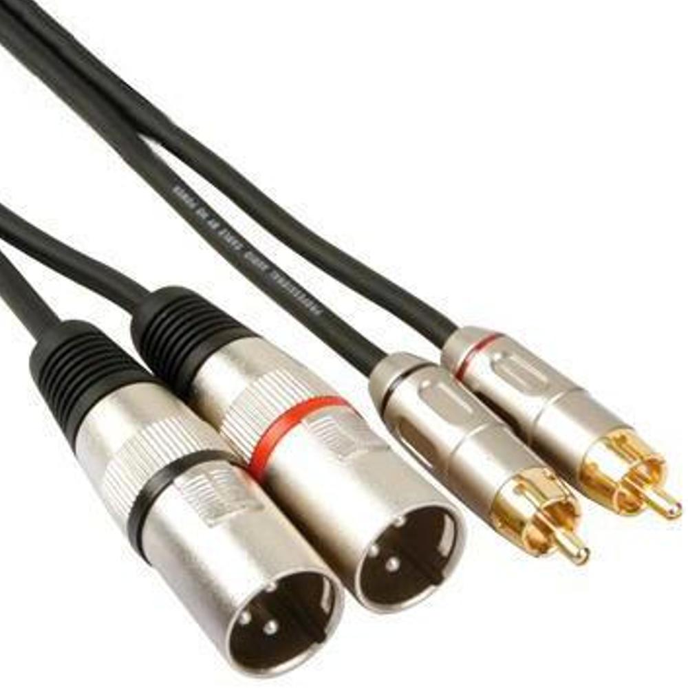 XLR til RCA kabel