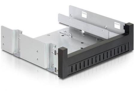 Delock 5,25″ indbygningsramme til 1 x 5,25″ Slim-drev + 1 x 2,5″ eller 3,5″ HDD - Delock