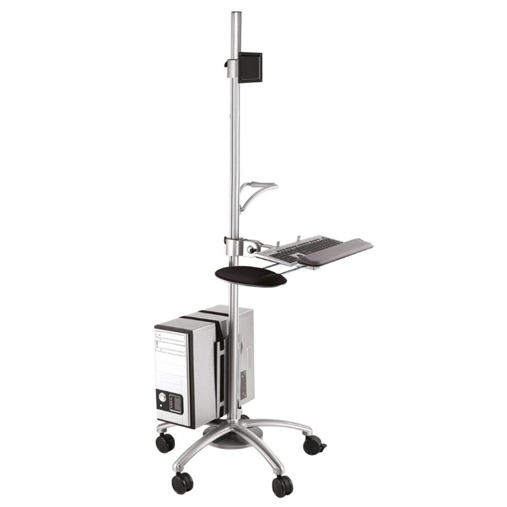Mobil arbejdsstation - skærm + bærbar computer - 10–27 tommer - Neomounts