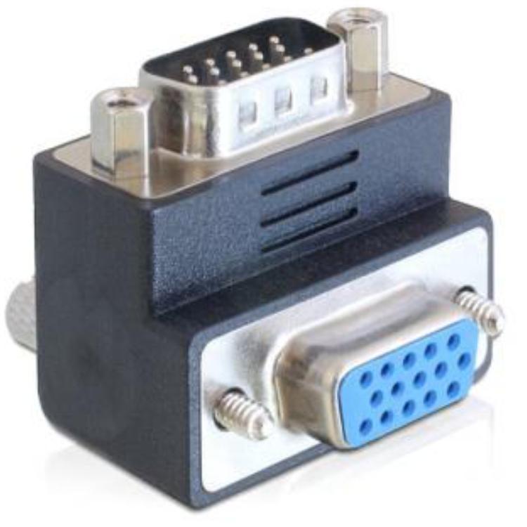VGA Vinkeladapter 90 - Delock
