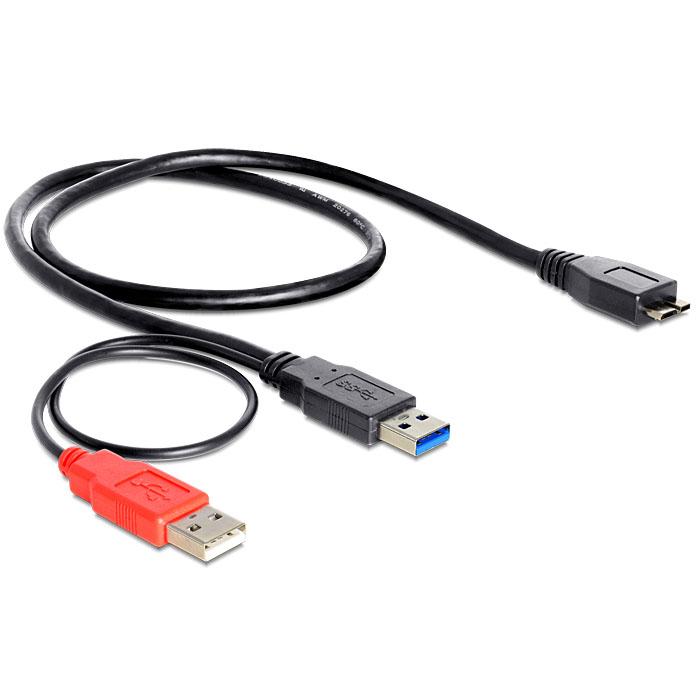 USB 3.0 Y-kabel