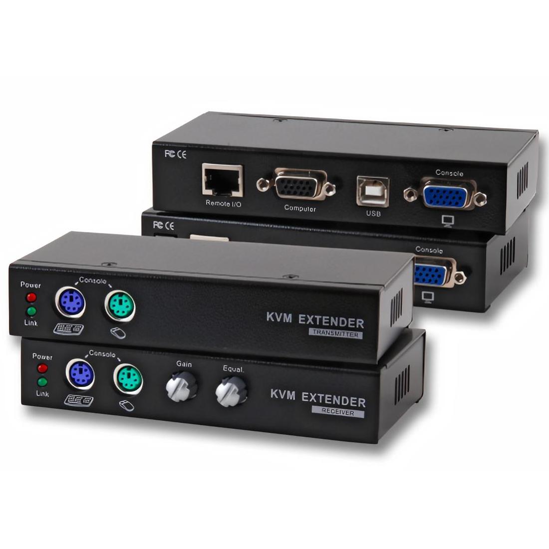 KVM-forlænger via UTP - Techtube Pro