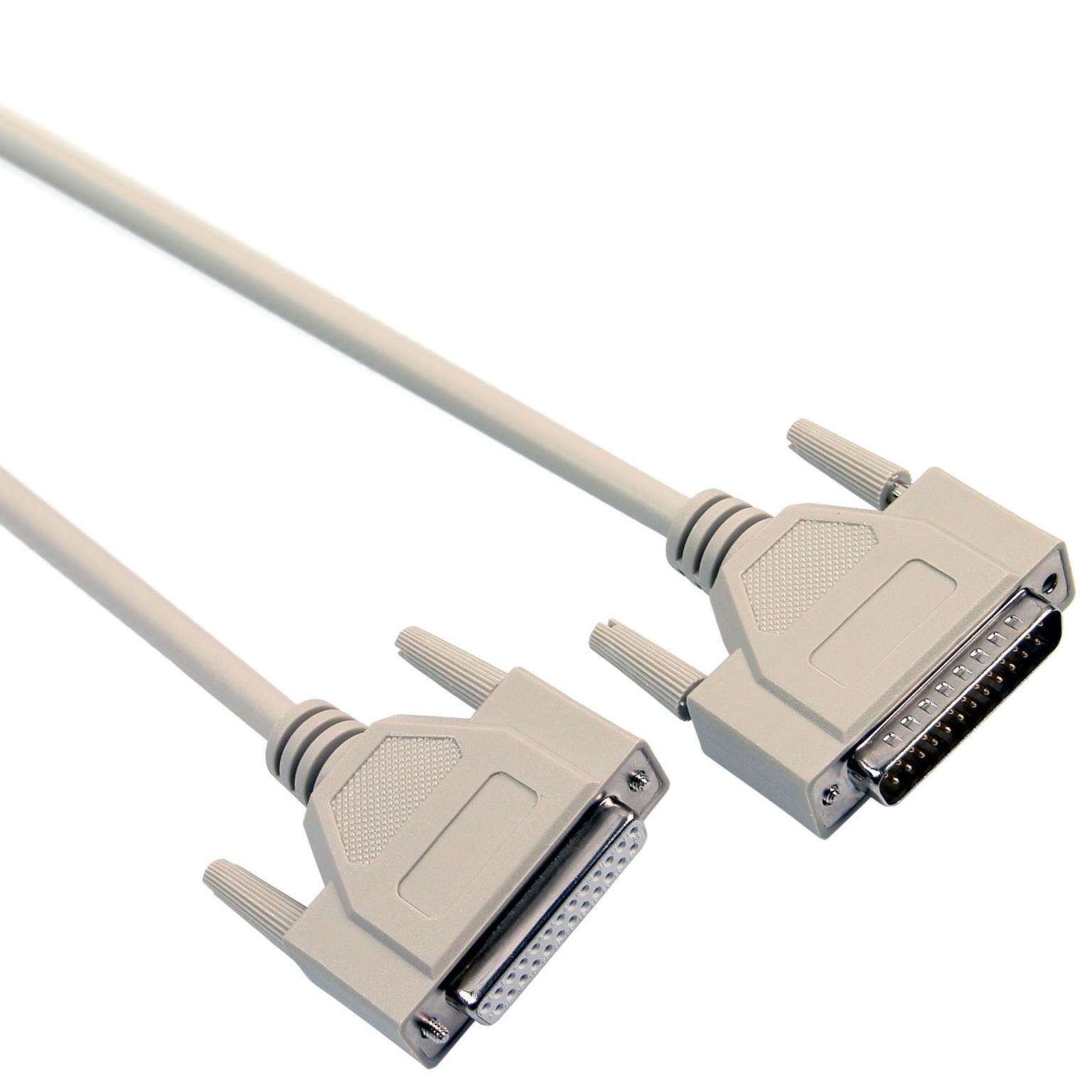 Serielt forlængerkabel serielt 25-pin