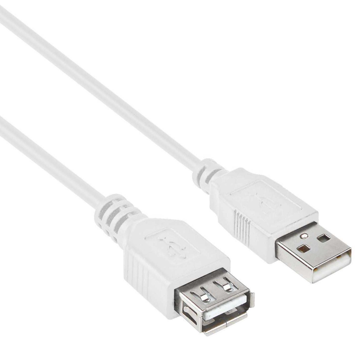 USB A til USB A - Forlængerkabel - USB 2.0 - Allteq