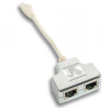 Netværkssplitter RJ45 - Kabeldeling