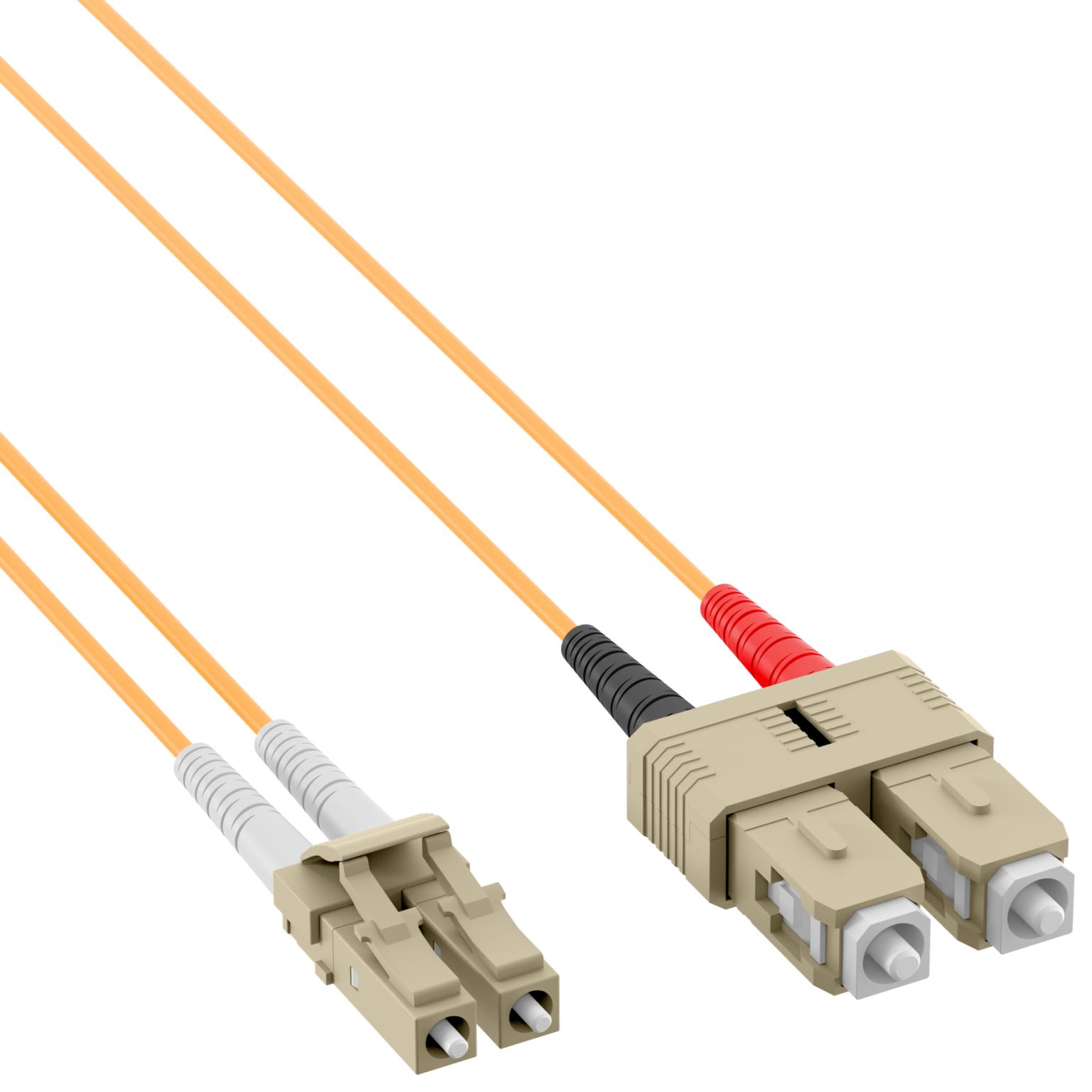 Fiberoptisk kabel - LC - SC - OM2