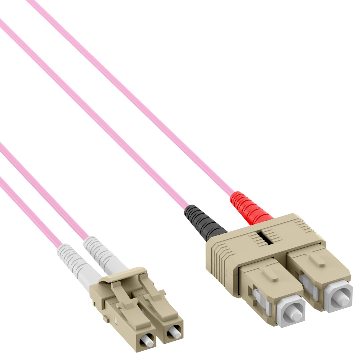 Fiberoptisk kabel - LC - SC - OM4