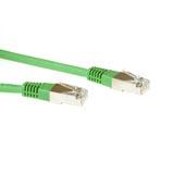 Sstp Cat6 PIMF LSZH grøn 1,00m